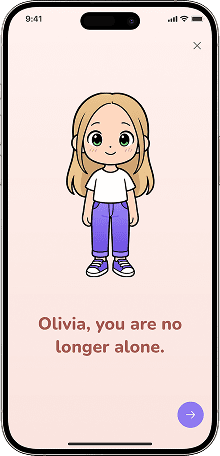 Emotional support screen